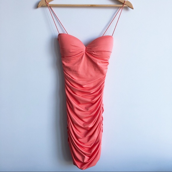 Oh Polly Dresses & Skirts - oh polly rushed coral dress